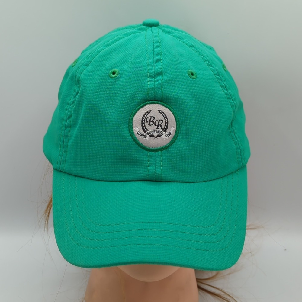 Boulder Ridge Country Club Hat Golf Cap Green Adjustable Ouray